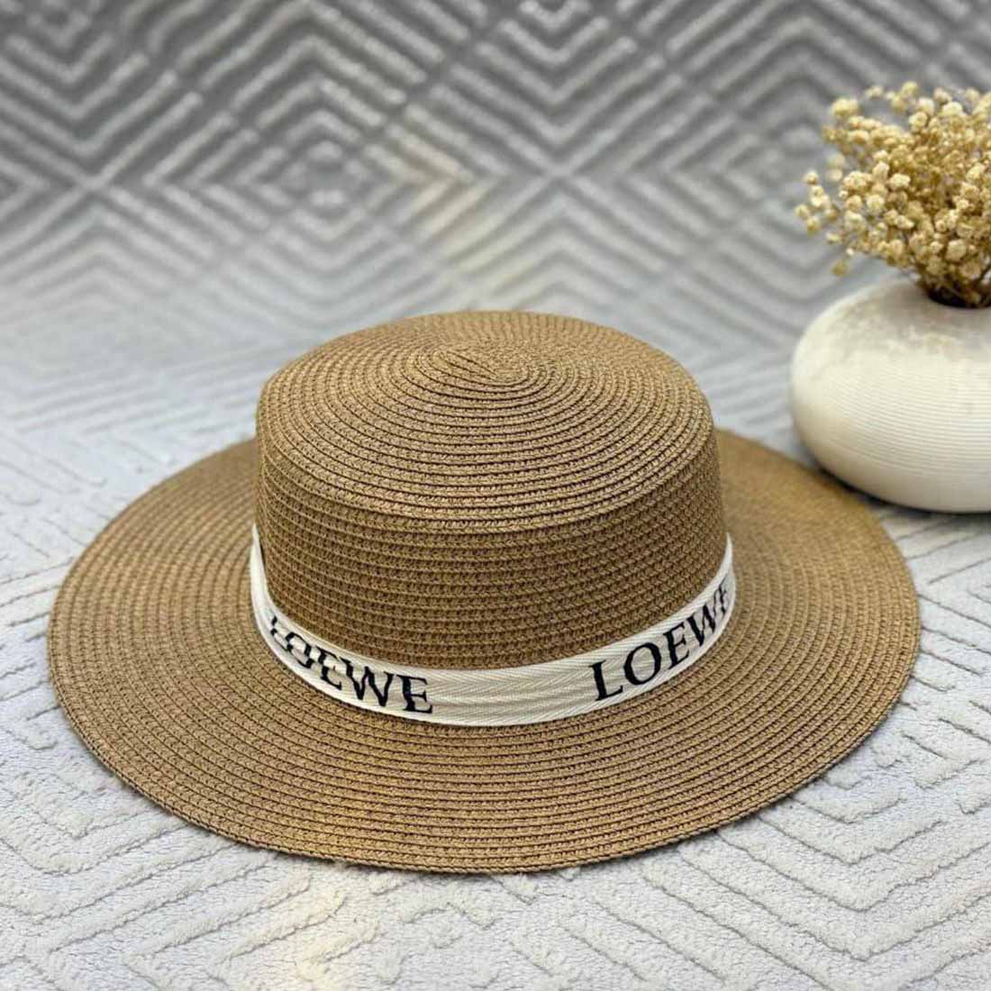 Loewe Logo Straw Hat