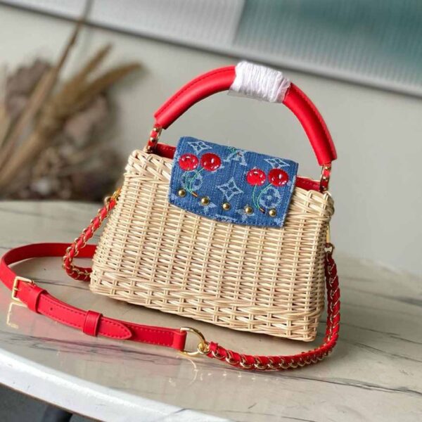 Louis Vuitton x Takashi Murakami Capucines Mini Bag