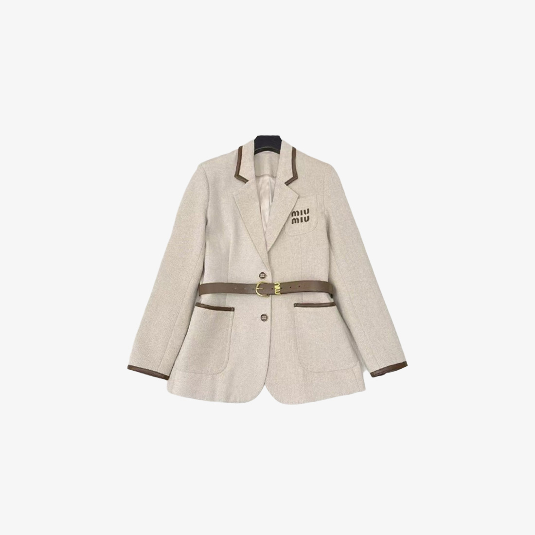 Miu Miu Blazer Beige with Belt