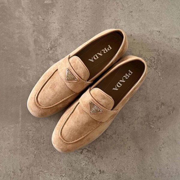 Prada Saint Tropez Suede Loafers