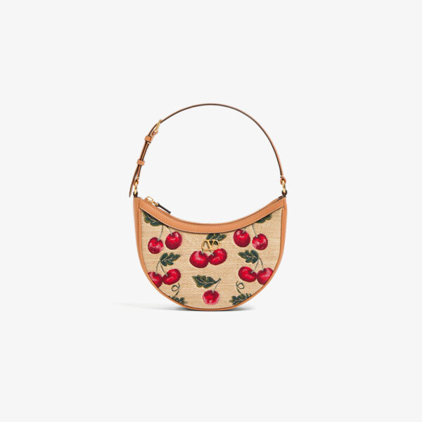 Valentino Garavani Mini VLogo Signature Cherryfic-Print Shoulder Bag