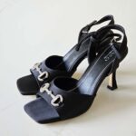 gucci Sandal with Crystal Horsebit