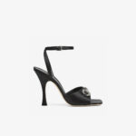 gucci Sandal with Crystal Horsebit