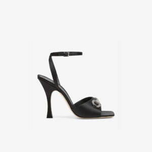 gucci Sandal with Crystal Horsebit
