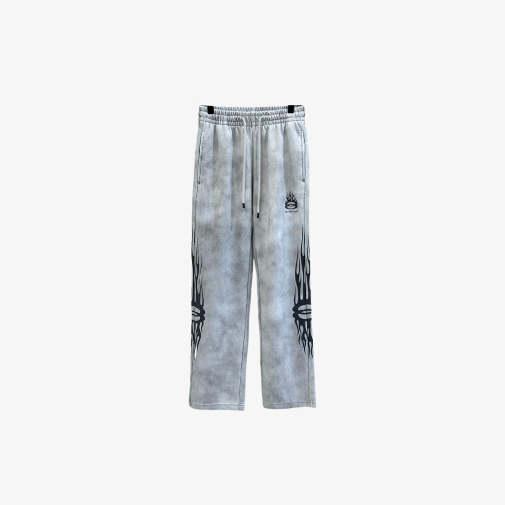 Balenciaga Jogger Pants Flame Logo