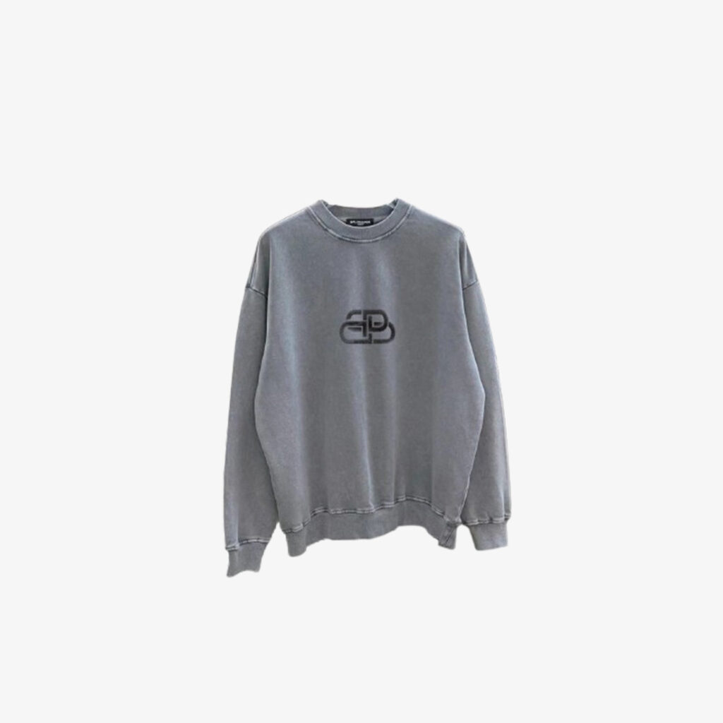 Balenciaga Logo Print Hoodie
