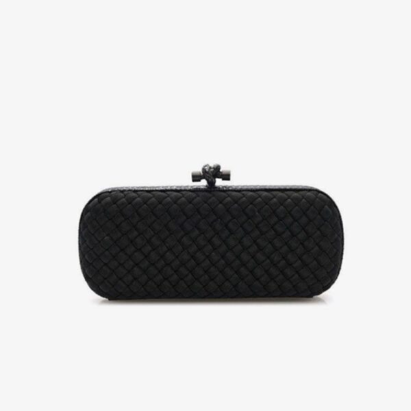 Bottega Veneta Knot Intrecciato Minaudière Clutch Bag