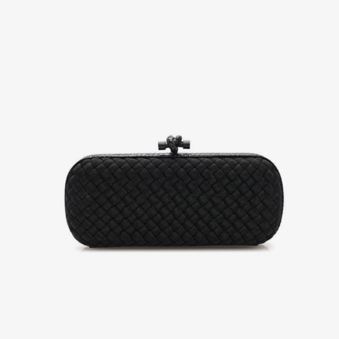 Bottega Veneta Knot Intrecciato Minaudière Clutch Bag
