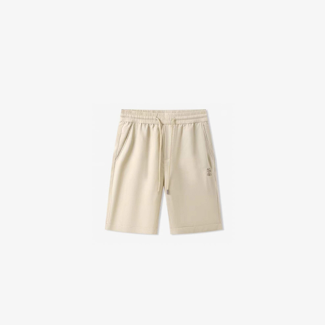 Brunello Cucinelli Linen Logo Shorts