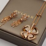 Bvlgari Fiorever Necklace & Earrings Set