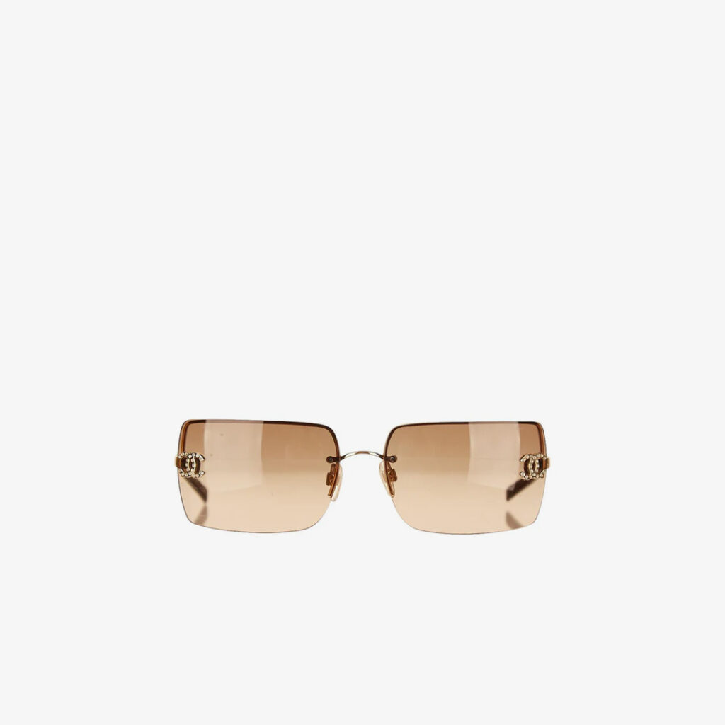 Chanel CC Rectangular Sunglasses