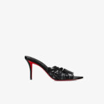 Christian Louboutin Apostropha Petunia PVC Mules 80