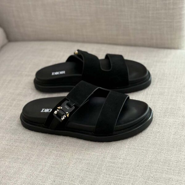 Dior Aqua Suede Sandals