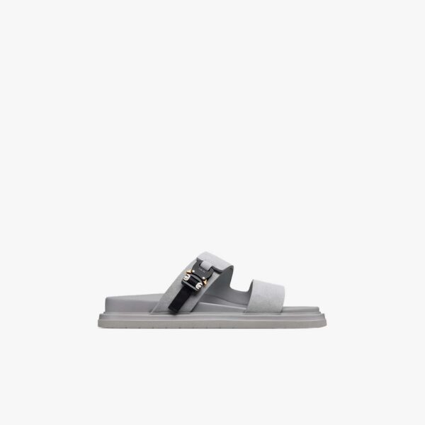 Dior Aqua Suede Sandals in Gray