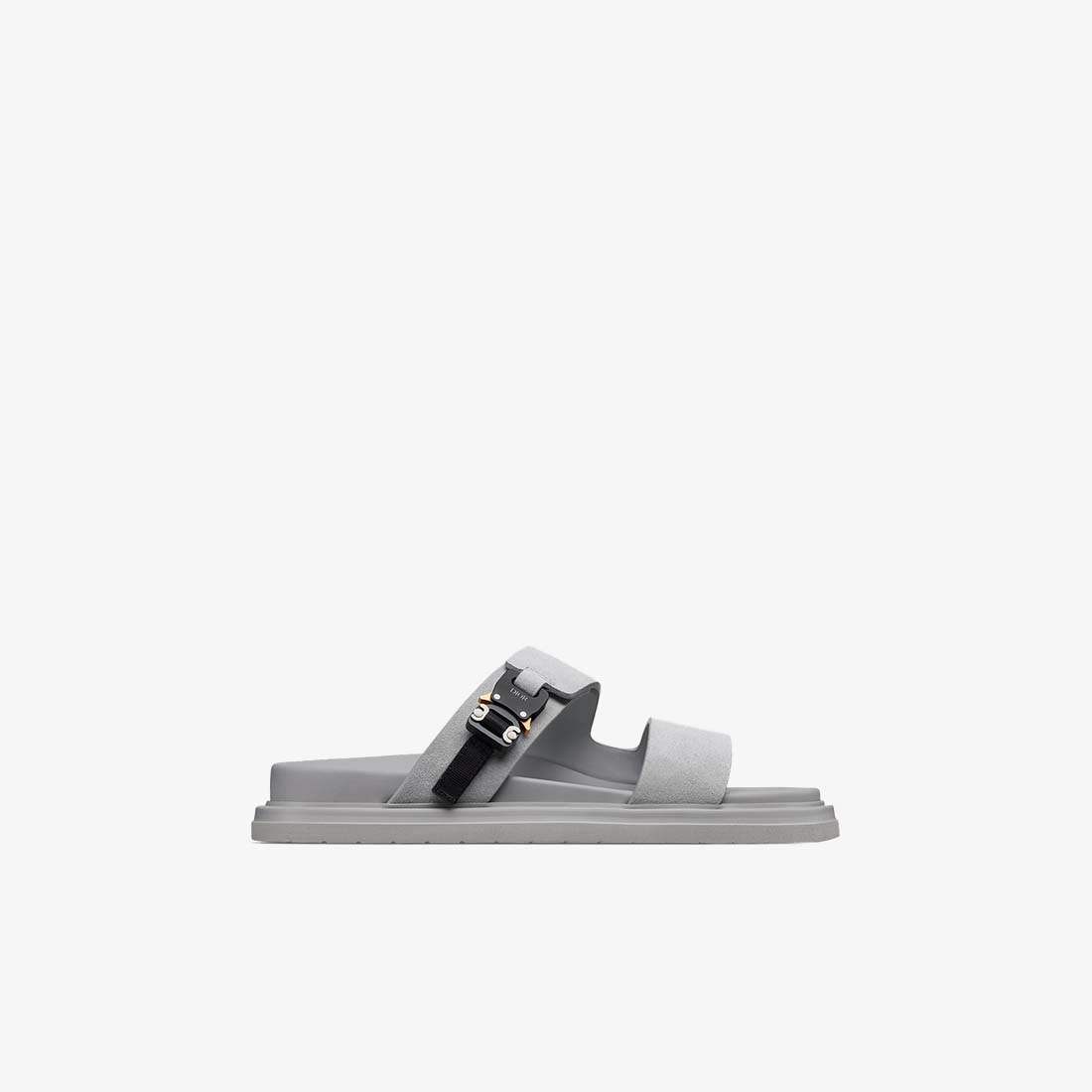 Dior Aqua Suede Sandals in Gray