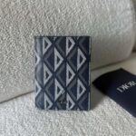 Dior CD Diamond Bi-Fold Card Holder