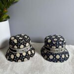 Dior D-Bobby Macrocannage Small Brim Bucket Hat