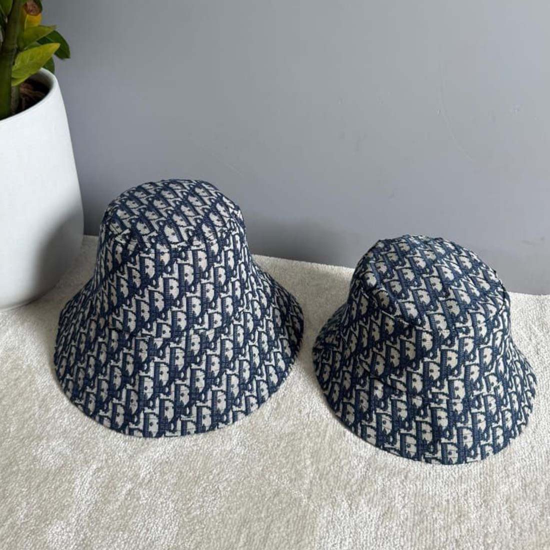 Dior Reversible Teddy-D Small Brim Bucket Hat