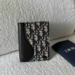 Dior Saddle Vertical Bifold Card Holder