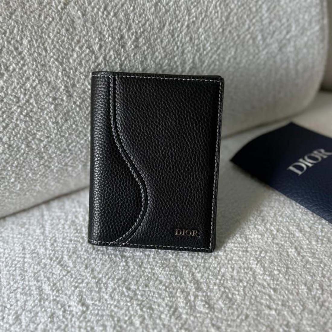 Dior Vertical Bifold Card Holder
