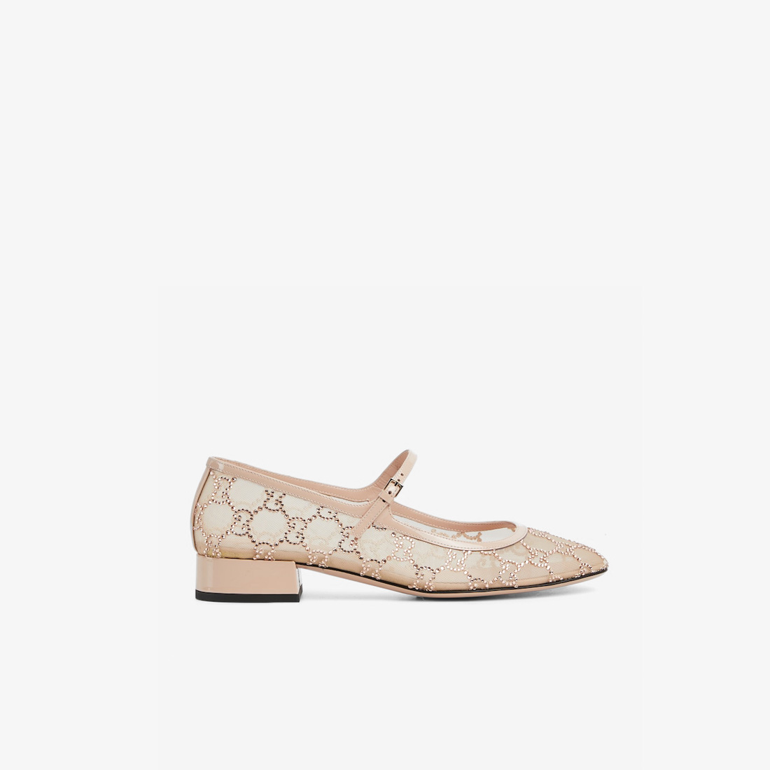 Gucci GG Crystal Ballet Flat