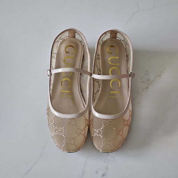 Gucci GG Crystal Ballet Flat