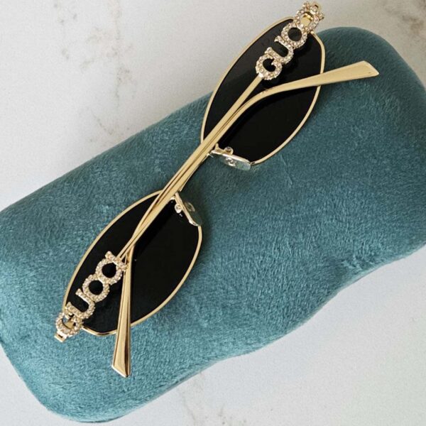 Gucci GG1802S Gold Round Sunglasses