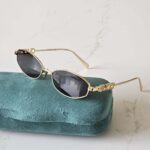 Gucci GG1802S Gold Round Sunglasses