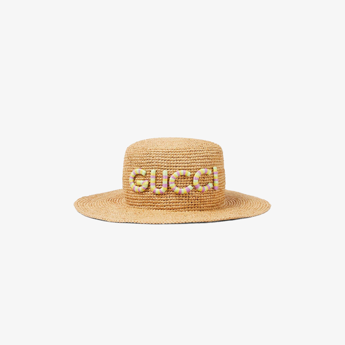 Gucci Logo Raffia Hat