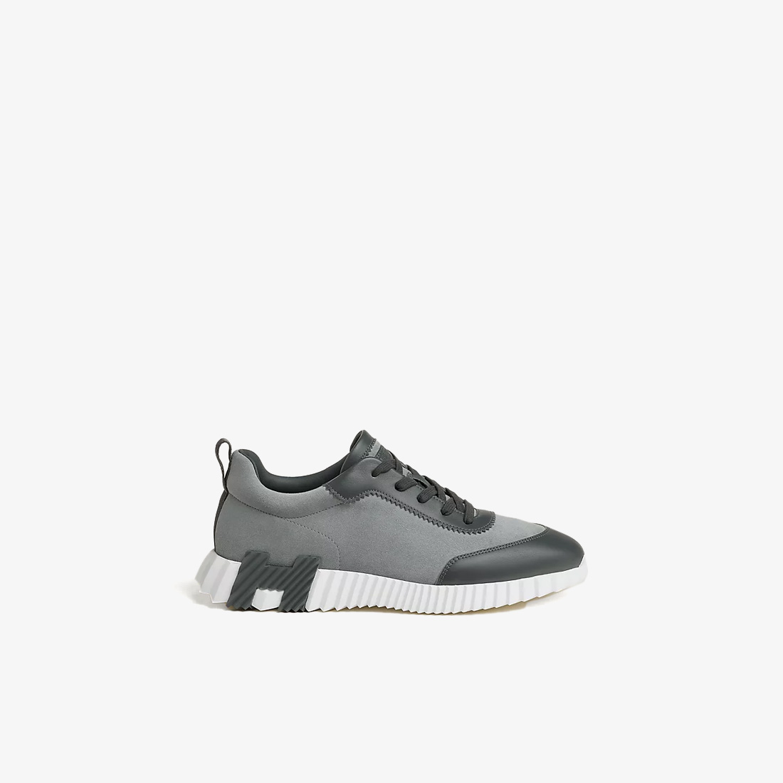 Hermès Bouncing Grey Suede Sneaker