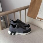 Hermès Bouncing Grey Suede Sneaker