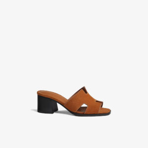 Hermès Helia 60 Suede Sandal