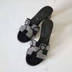 Hermès Oasis Sandal with Crystal Detailing