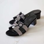 Hermès Oasis Sandal with Crystal Detailing