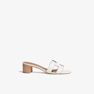 Hermès White Oasis Sandal