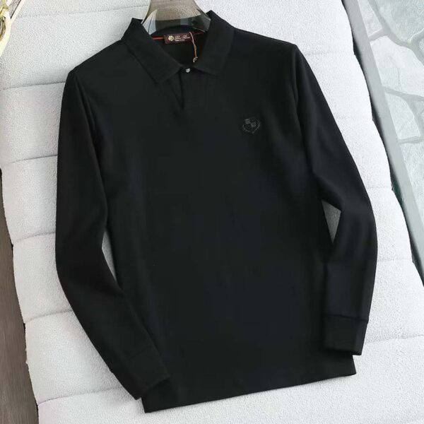 Loro Piana Long-Sleeve Polo Shirt