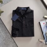 Louis Vuitton Black Monogram Jacquard Shirt