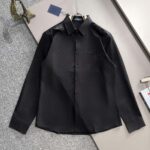 Louis Vuitton Black Monogram Jacquard Shirt