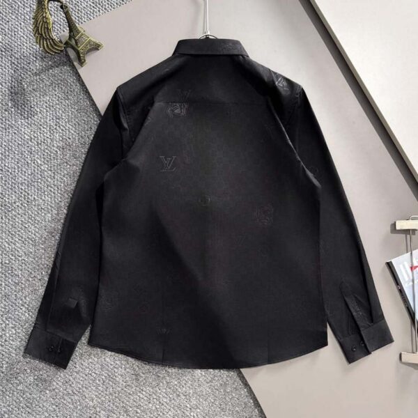 Louis Vuitton Black Monogram Jacquard Shirt