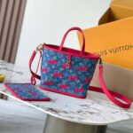 Louis Vuitton x Takashi Murakami Cherry Neverfull BB Monogram Denim