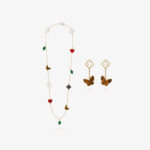 Lucky Alhambra Long Necklace & Earrings Set