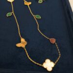 Lucky Alhambra Long Necklace & Earrings Set