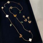 Lucky Alhambra Long Necklace & Earrings Set