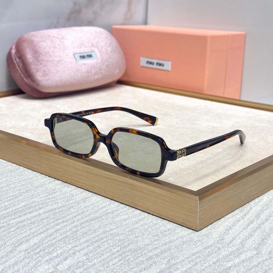 Miu Miu MU 11ZS Regard Logo Sunglasses