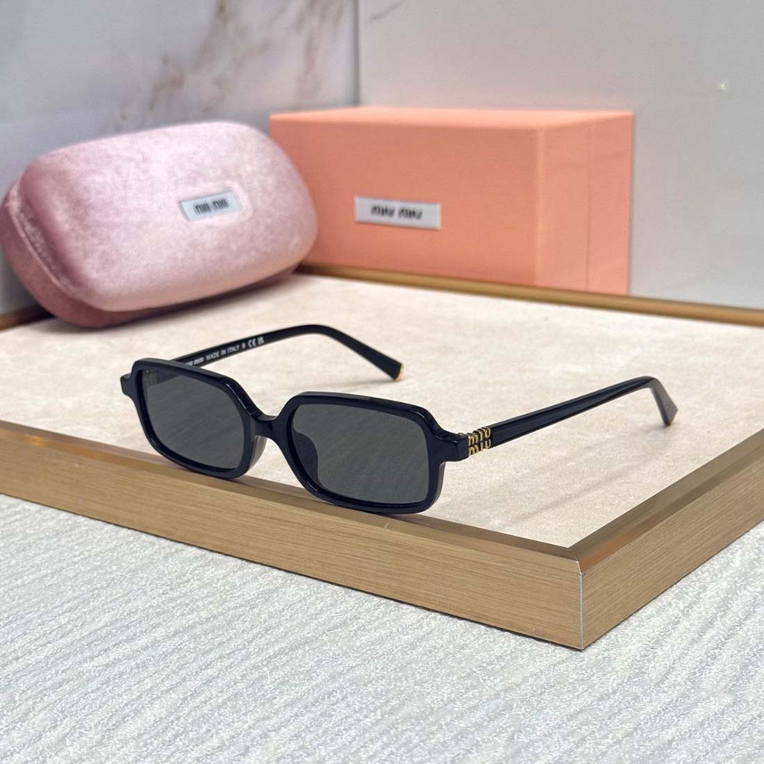 Miu Miu MU 11ZS Regard Logo Sunglasses