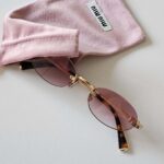Miu Miu SMU A54 Logo Sunglasses
