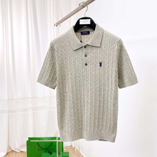 Ralph Lauren Cable Knit Polo Shirt