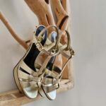 Saint Laurent Tribute High-Platform Sandals