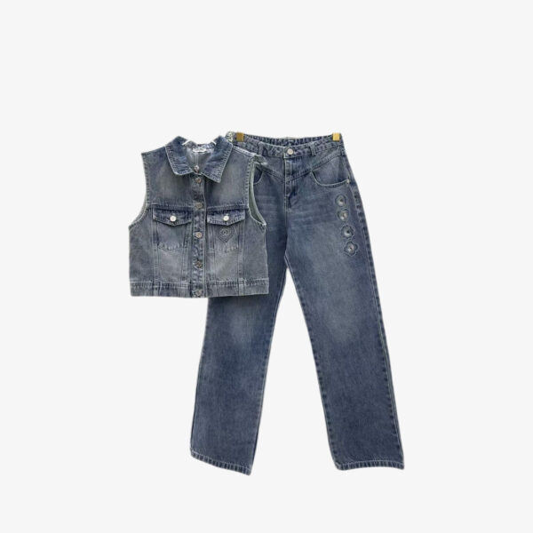 Chanel Denim Two-Piece Set