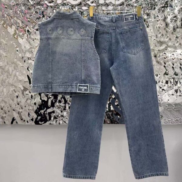 Chanel Denim Two-Piece Set